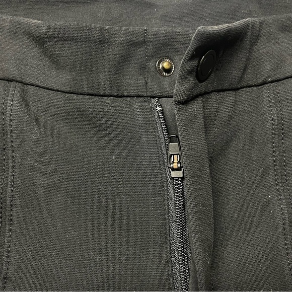 Athleta Black Ponte Wide Leg Pants Size 8 - Picture 10 of 15